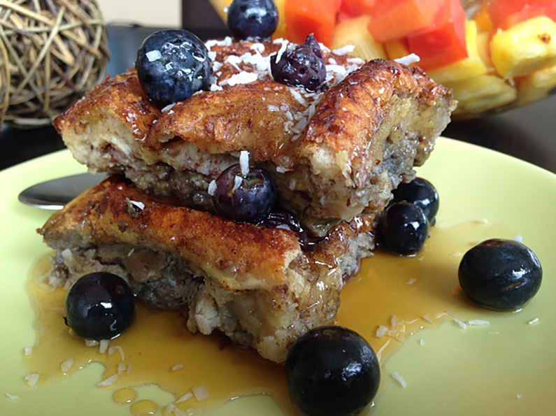 Coco-Blueberry “Sweetheart” Egg Bake – Inspiration from my Mom