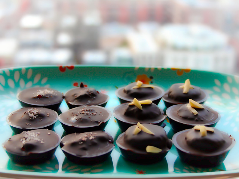 A Dose of Gratitude: Lingonberry and Tahini-Almond Chocolate Recipe